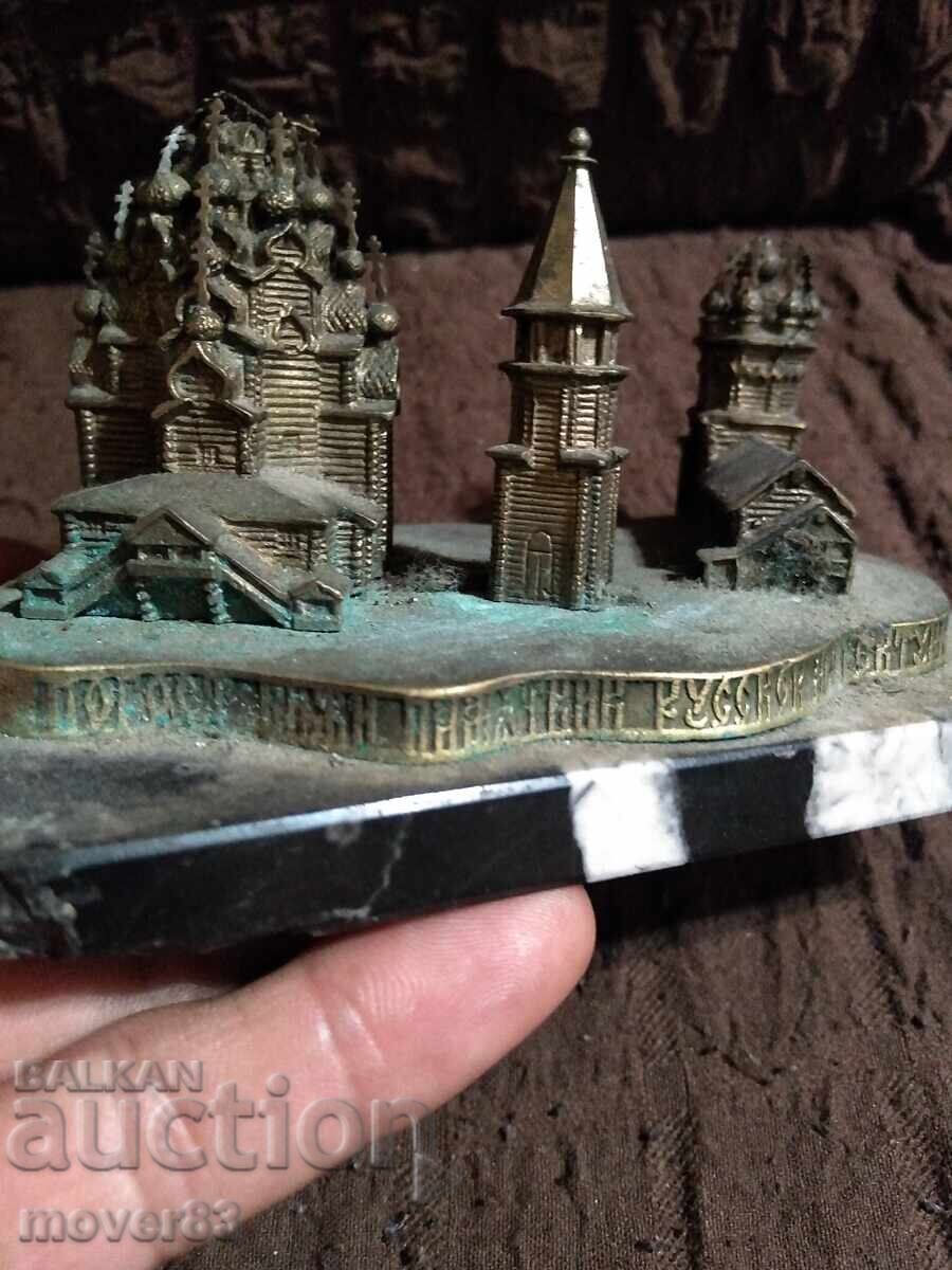 Сувенир/декорация. Месинг и гранит. СССР - 6