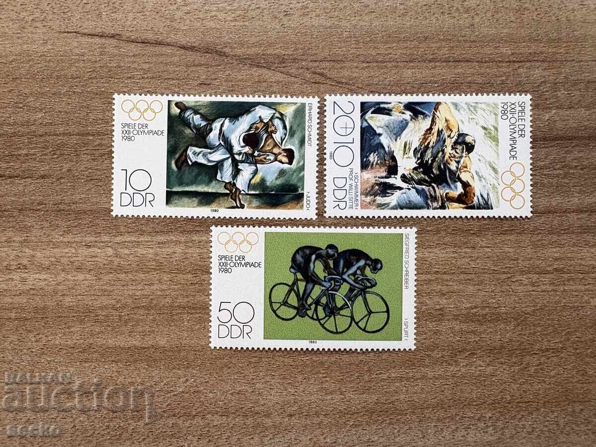 RDG - Jocurile Olimpice - Moscova, URSS (1980) MNH