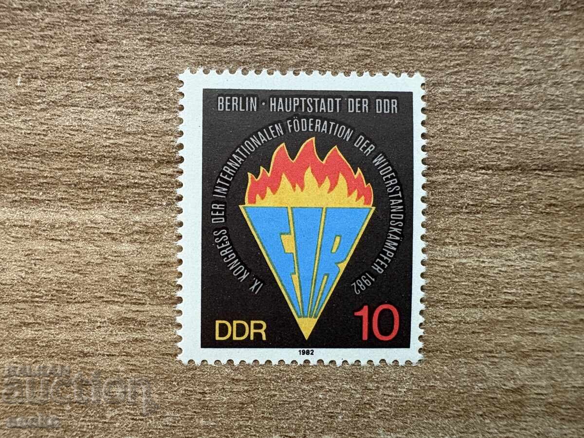 GDR - Συνέδριο του Κινήματος Αντίστασης (1982) MNH