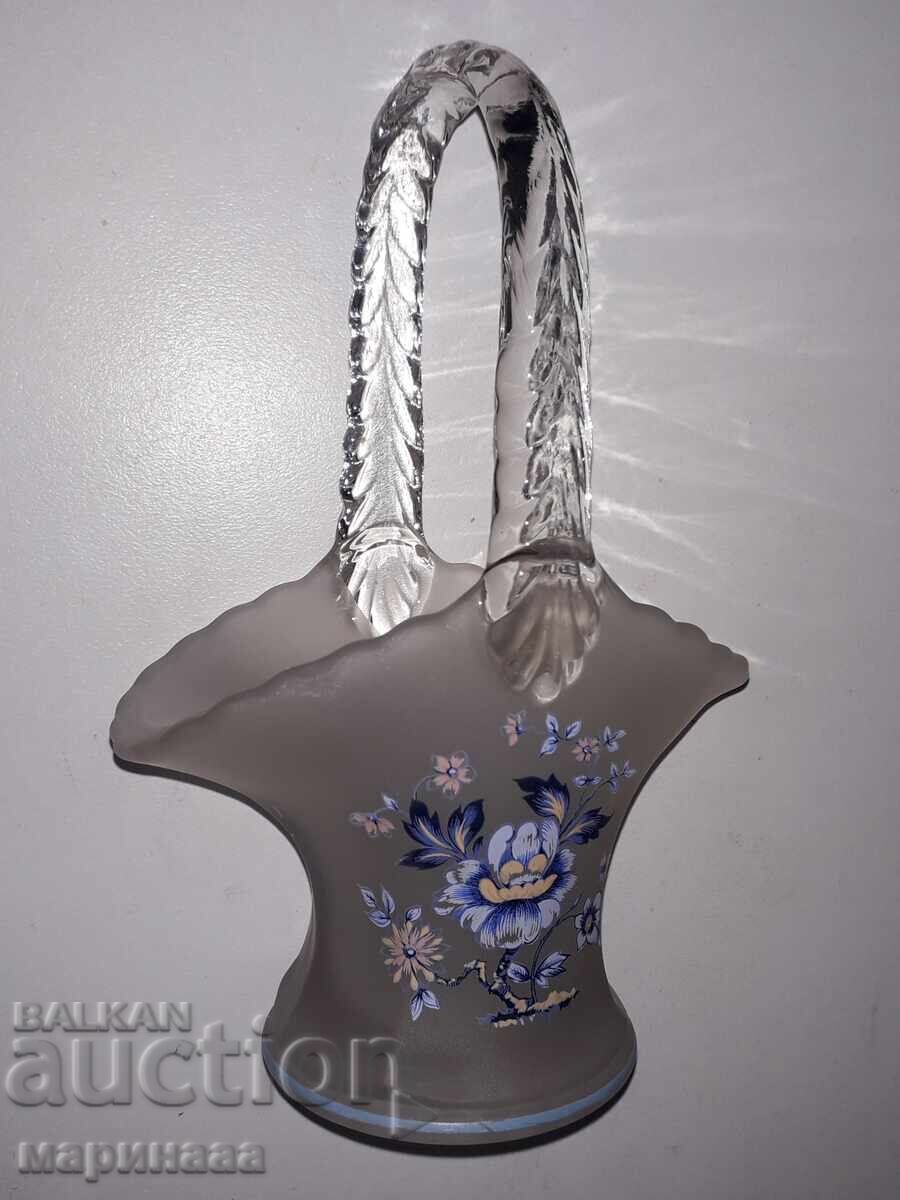 COȘ VINTAGE. STICLĂ cu preț € 7.00 | 13.69 BGN