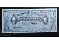 1 peso / pesos Mexic, Chihuahua, 1915, UNC /c