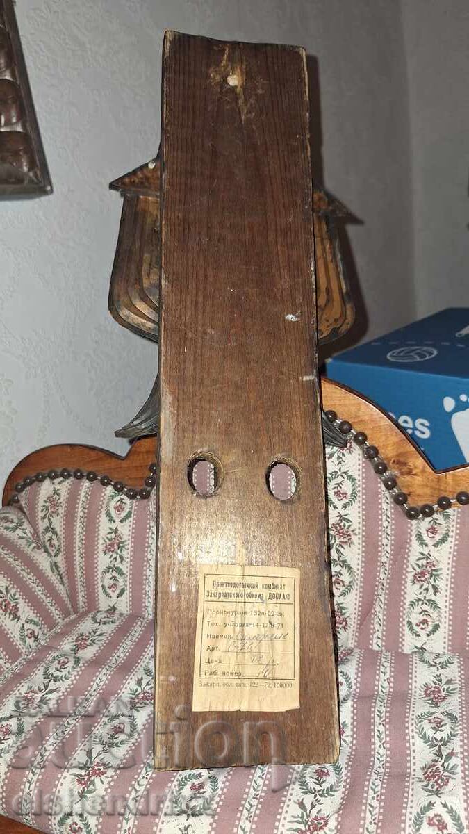 Wooden panel with metal elements with price € 5.00 | 9.78 BGN