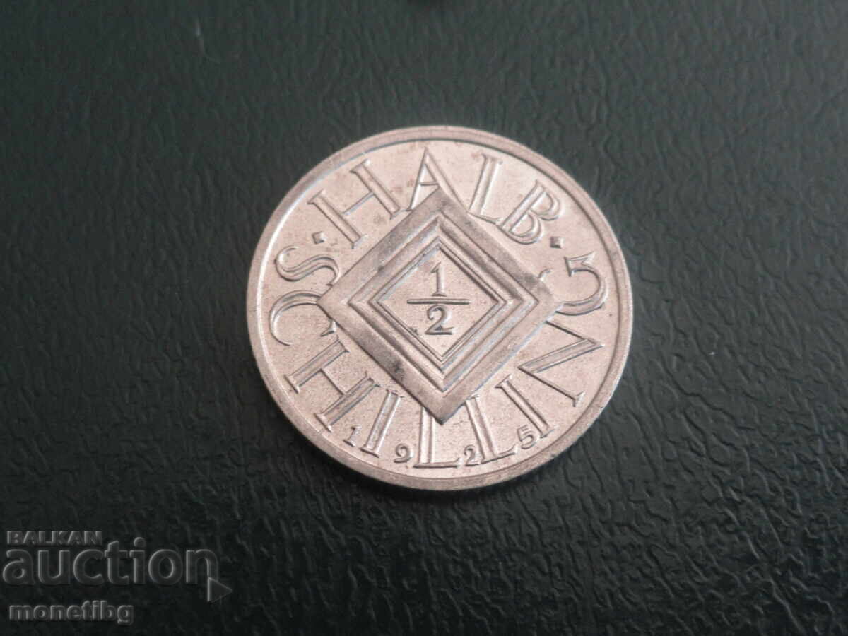 Austria 1925 - 1/2 șiling Ag (m) - 5