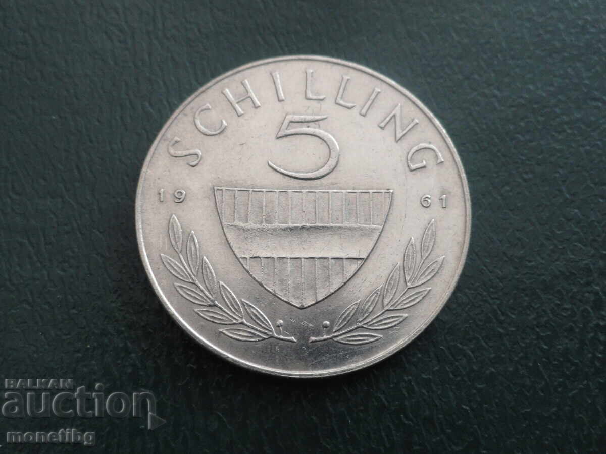 Austria 1961 - 5 șilingi Ag (m) - 6
