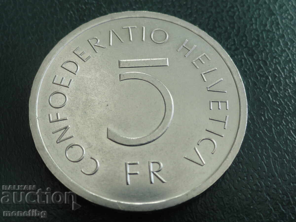 Livrarea Elveția 1976 - 5 franci „Bătălia de la Murten” (m) Livrarea Elveția 1976 - 5 franci „Bătălia de la Murten” (m)