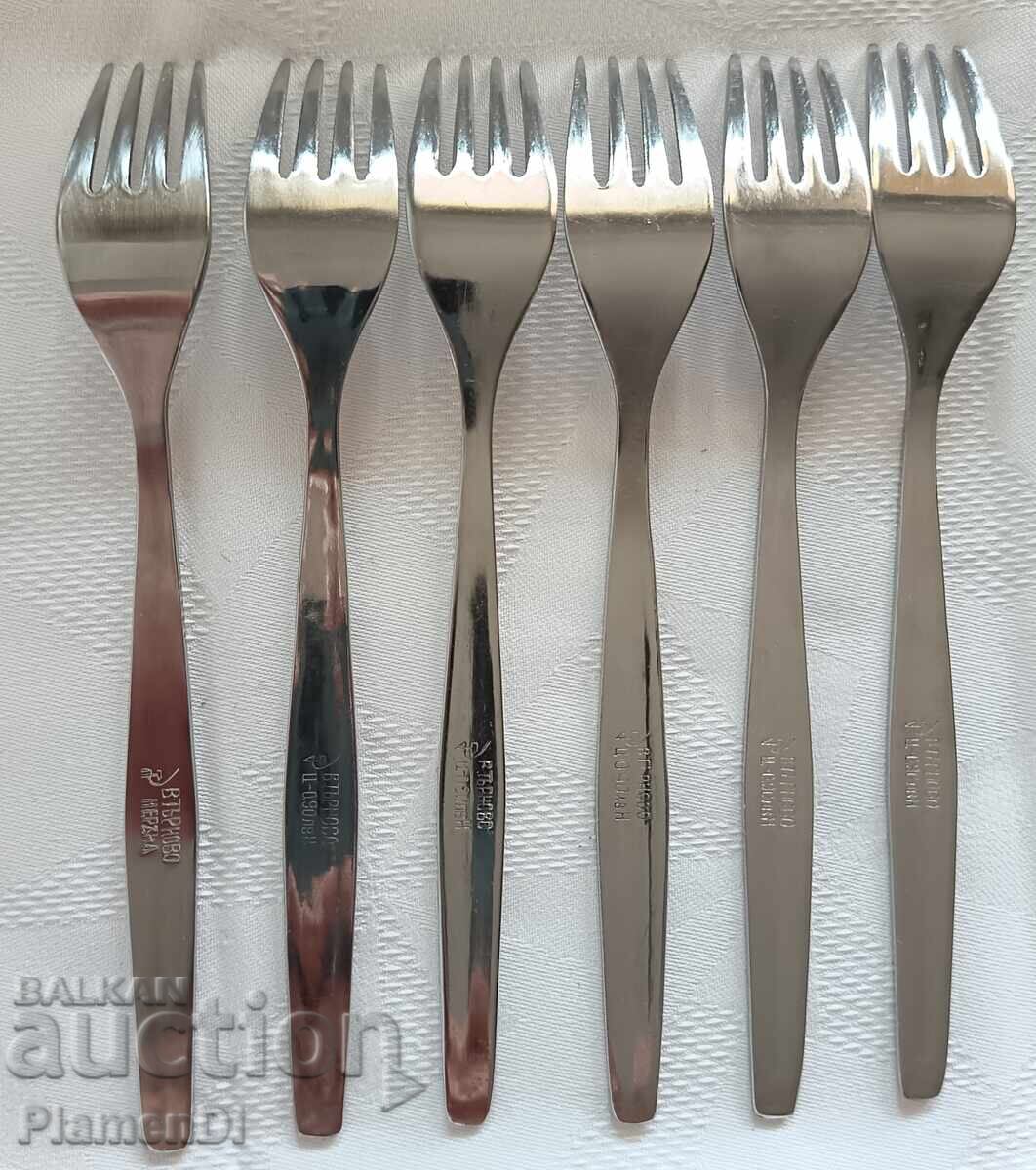 Set of 6 "Hammer and Sickle" forks Veliko Tarnovo with price € 10.00 | 19.56 BGN