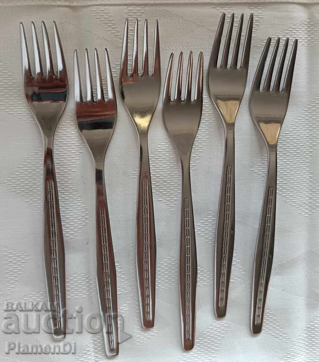 Delivery of Set of 6 "Hammer and Sickle" forks Veliko Tarnovo