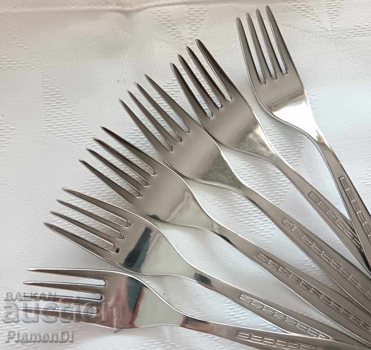 Set of 6 "Hammer and Sickle" forks Veliko Tarnovo - 6