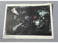 Desen vechi de maestru, grafică, litografie abstractă