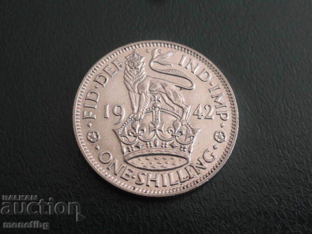 Marea Britanie 1942 - 1 șiling Ag (m)
