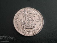 Marea Britanie 1942 - 1 șiling Ag (m)