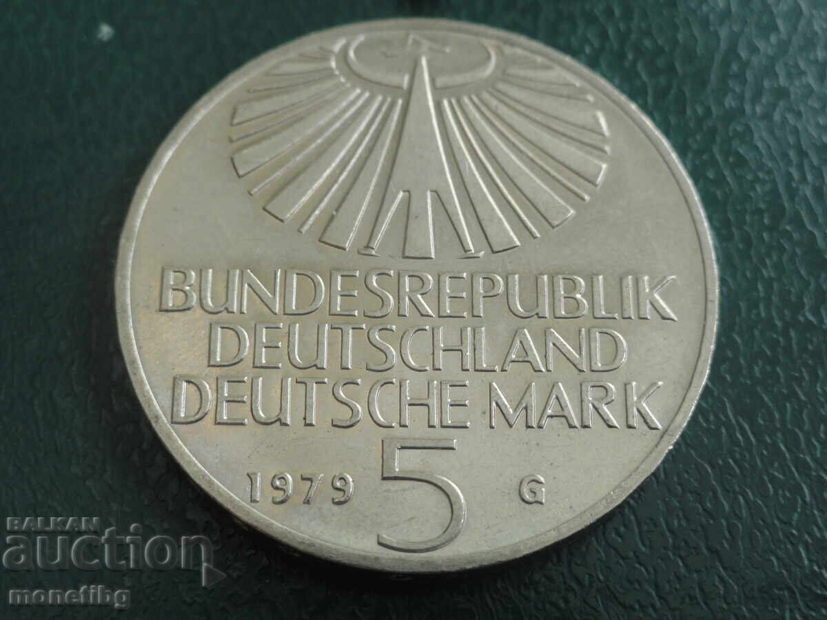 Germania 1979 - 5 mărci (M) cu preț € 5.30 | 10.37 BGN