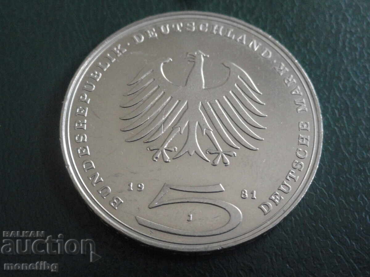 Livrarea Germania 1981 - 5 mărci (m)