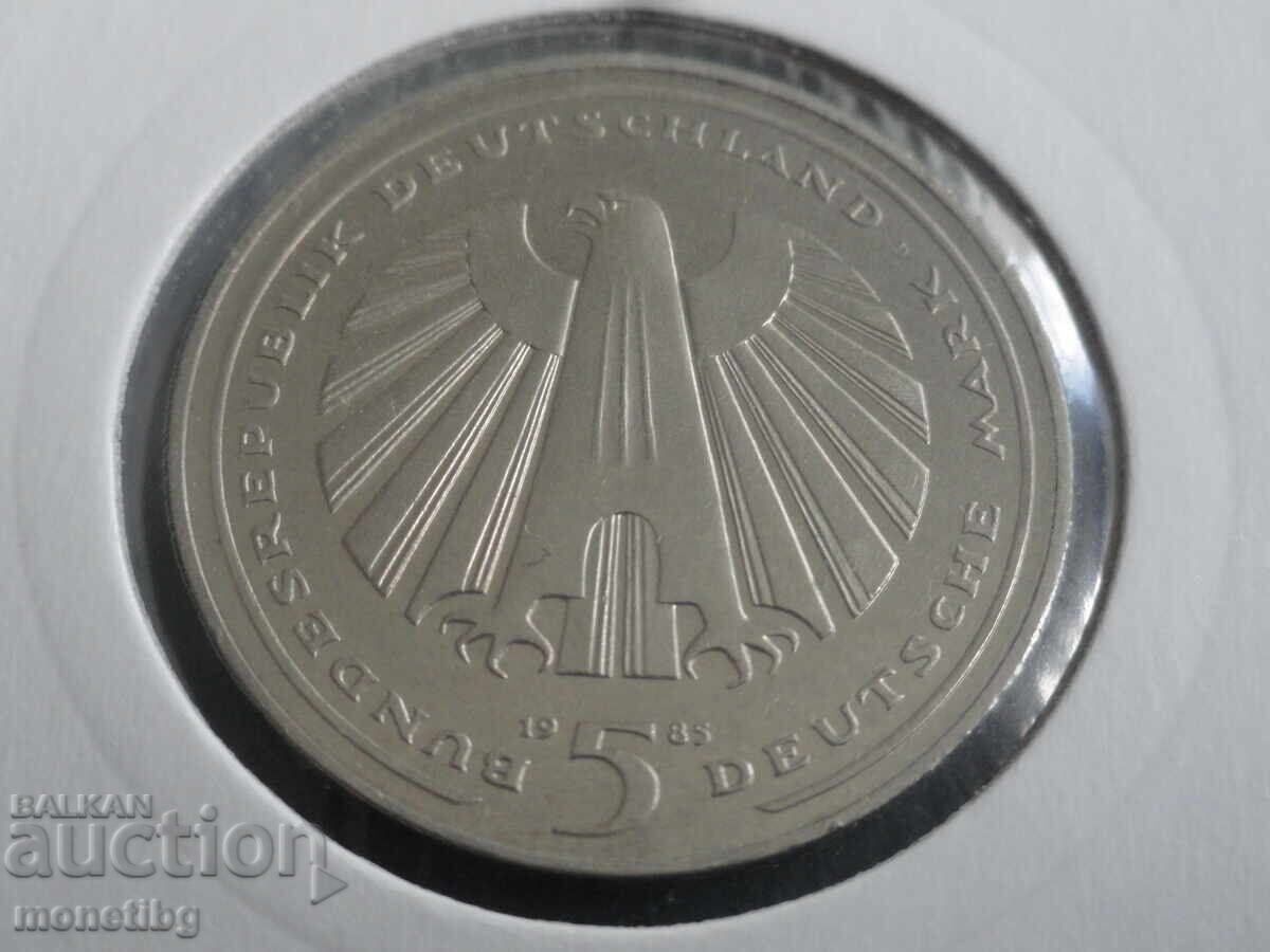 Germania 1985 - 5 mărci (M) cu preț € 5.30 | 10.37 BGN