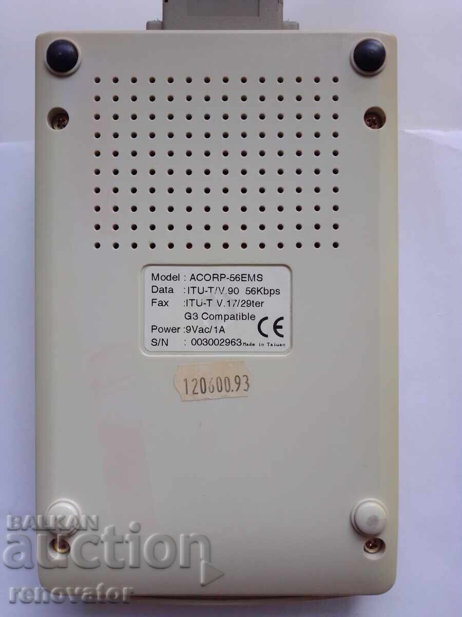 Аукцион ACORP International 56000 - Външен Dial-Up Модем ACORP-56EMS