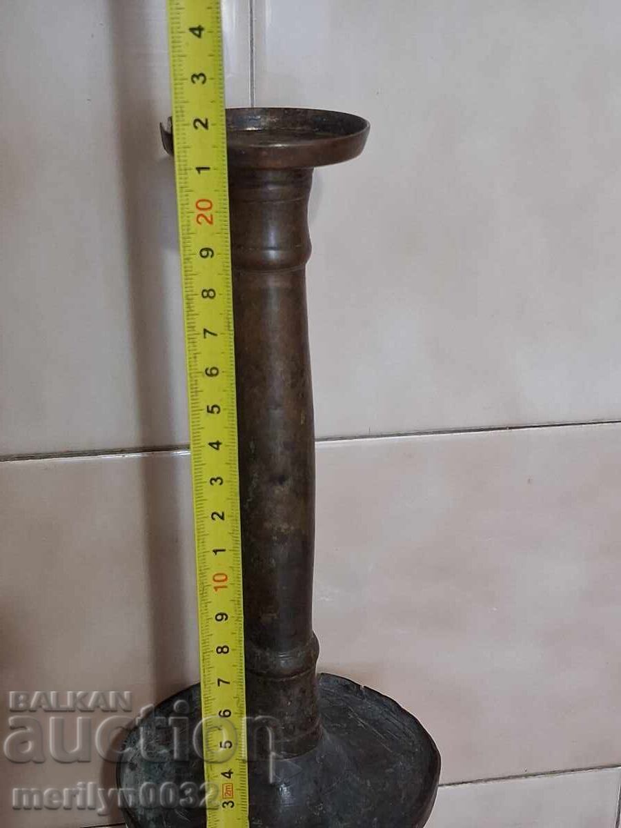 Δημοπρασία Παλιό βουλγαρικό κερί κηροπήγιο αναγέννησης