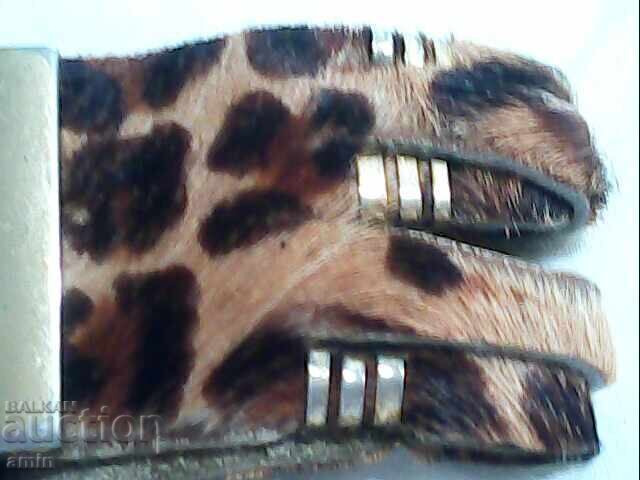 Auction Vintage original leopard leather bracelet Auction Vintage original leopard leather bracelet