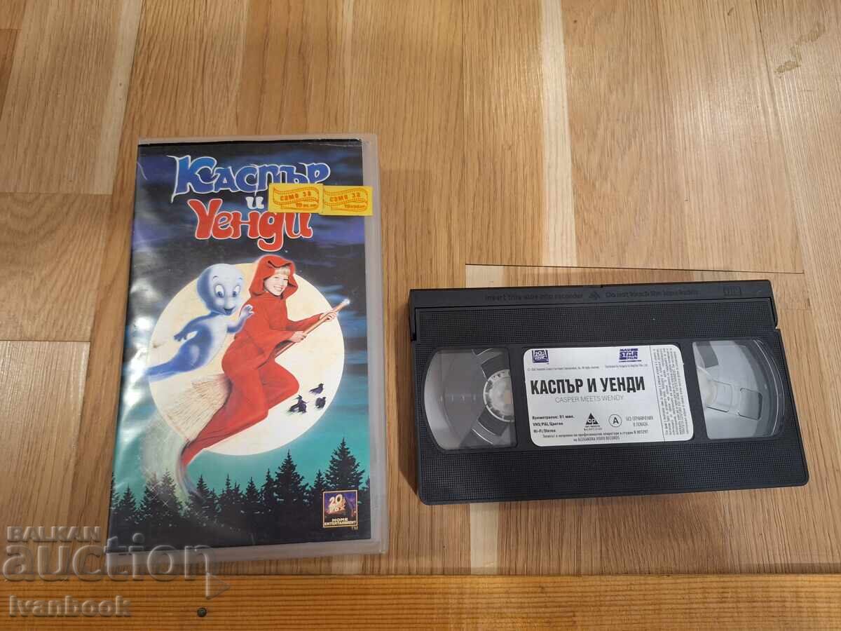 Casetă video VHS - Casper și Wendy