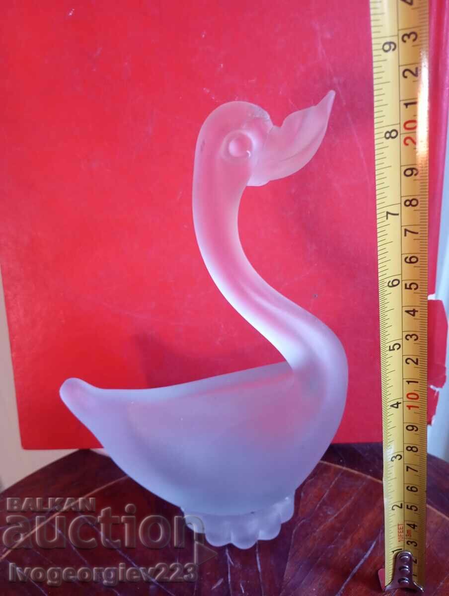 Statuetă lebădă Murano