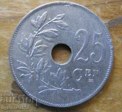 25 centimes 1921 - Belgia