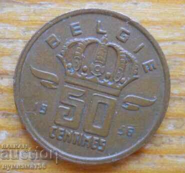 50 centimes 1956 - Βέλγιο