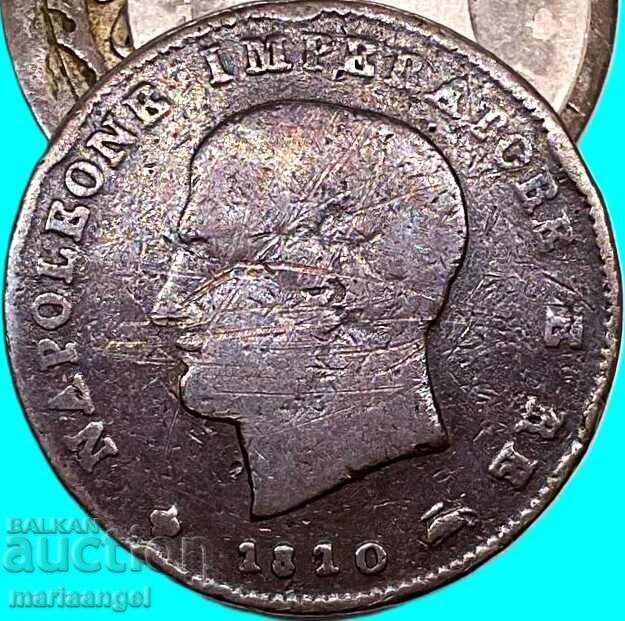 Napoleon 3 centesimi 1810 Italia M - Milano - 6