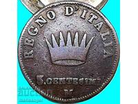 Napoleon 3 centesimi 1810 Italia M - Milano