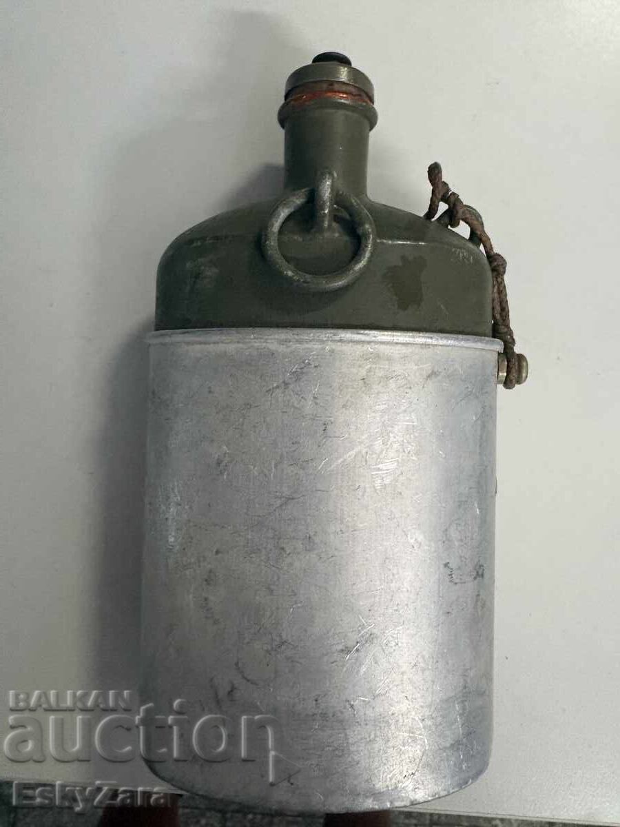Originală ploscă militară elvețiană (1941) — Al Doilea Război Mondial