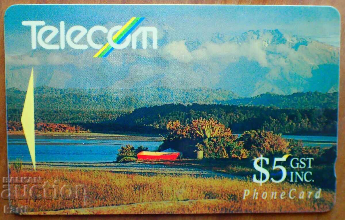 CARTELĂ TELEFONICĂ - NOUA ZEELANDĂ