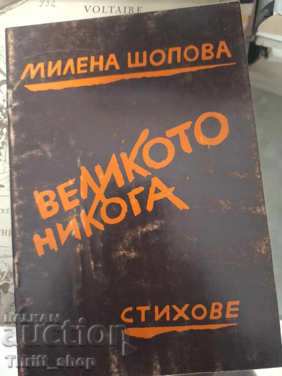 Η μεγάλη ποτέ Milena Shopova
