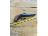 PISTOL VECHI CU DOUĂ ȚEVI CU CAPSĂ