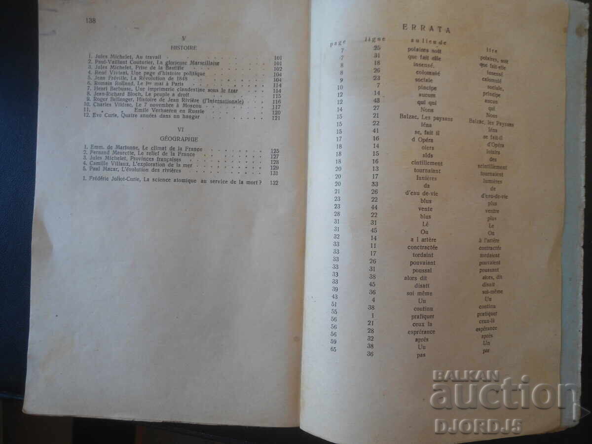 A TRAVERS LA PENSEE FRANCAISE, 1949 g - 5