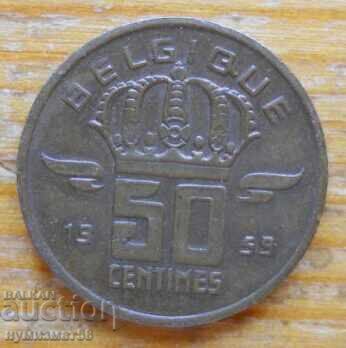 50 centimes 1959 - Βέλγιο