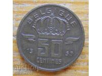 50 centimes 1959 - Belgia