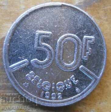 50 franci 1992 - Belgia 50 franci 1992 - Belgia