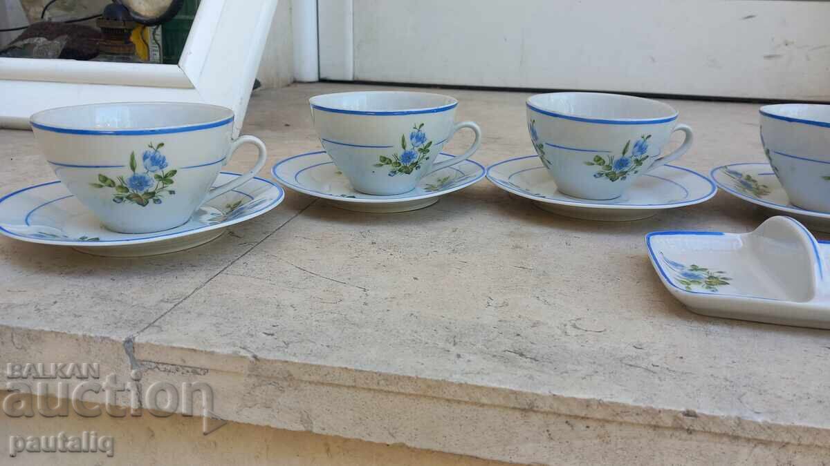 Licitație Serviciu de ceai și cafea din porțelan bulgăresc Izida
