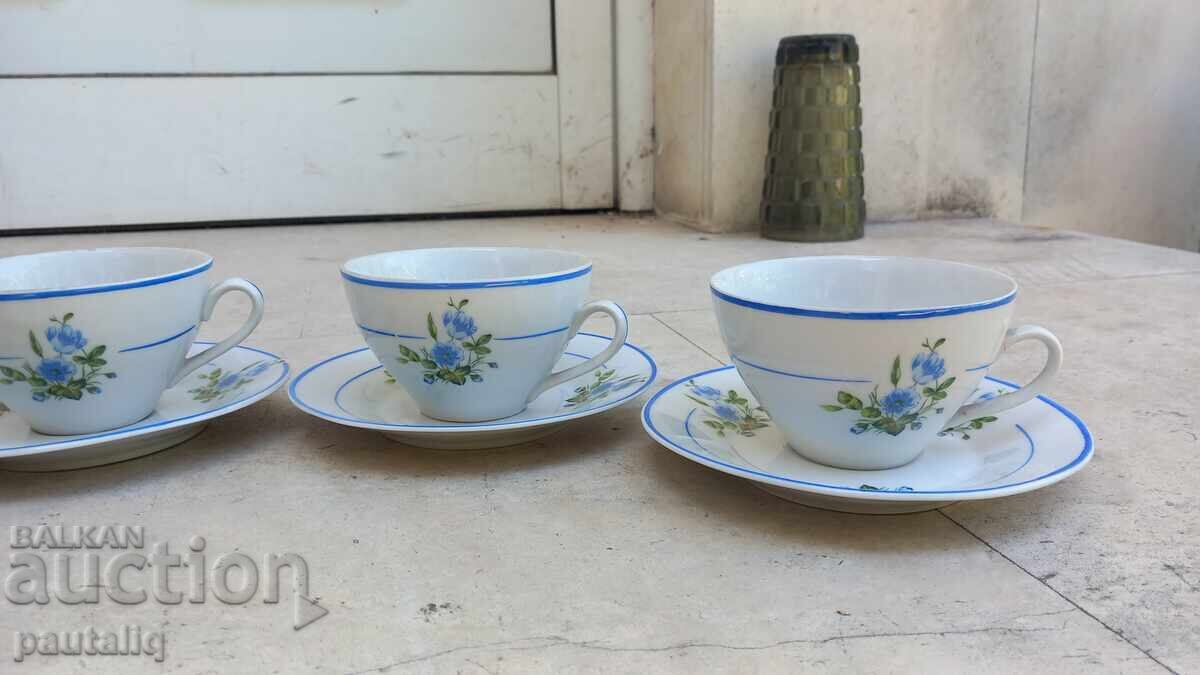 Serviciu de ceai și cafea din porțelan bulgăresc Izida - 6