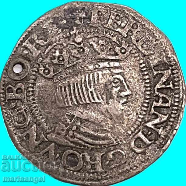 3 creițari 1548 Austria Ferdinand I Viena Vultur cu 1 cap - 5