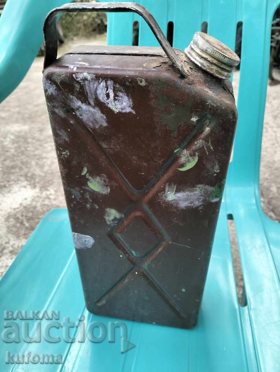 Livrarea Canistră metalică retro germană pentru ulei - Inscripție Oel 2 l