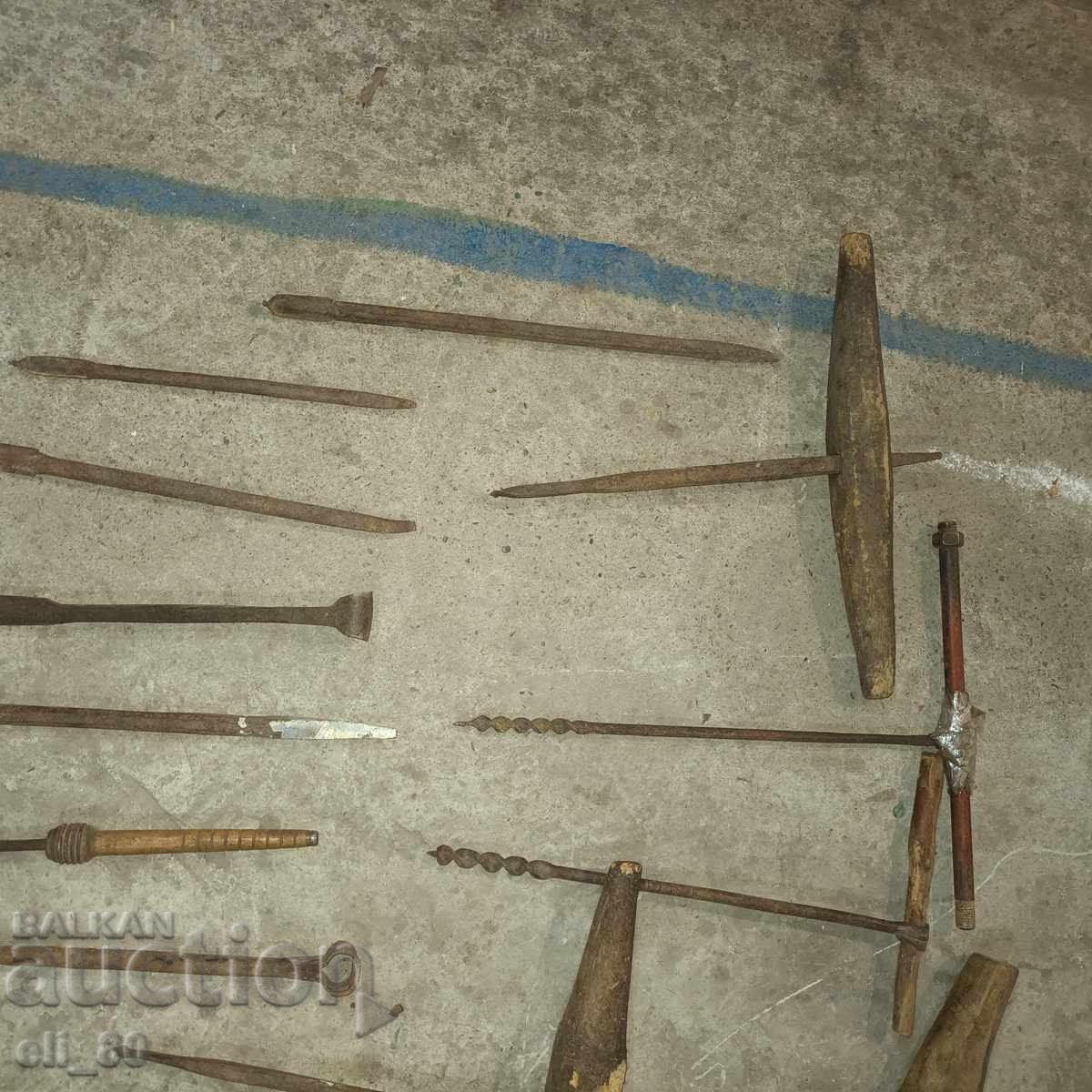Auction  large drill bit lot 20 pieces