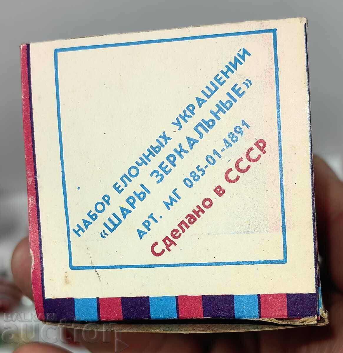 Livrarea LOT JUCĂRII VECHI DE STICLĂ SOVIETICE BRAD DE CRĂCIUN AN NOU CRĂCIUN NOU