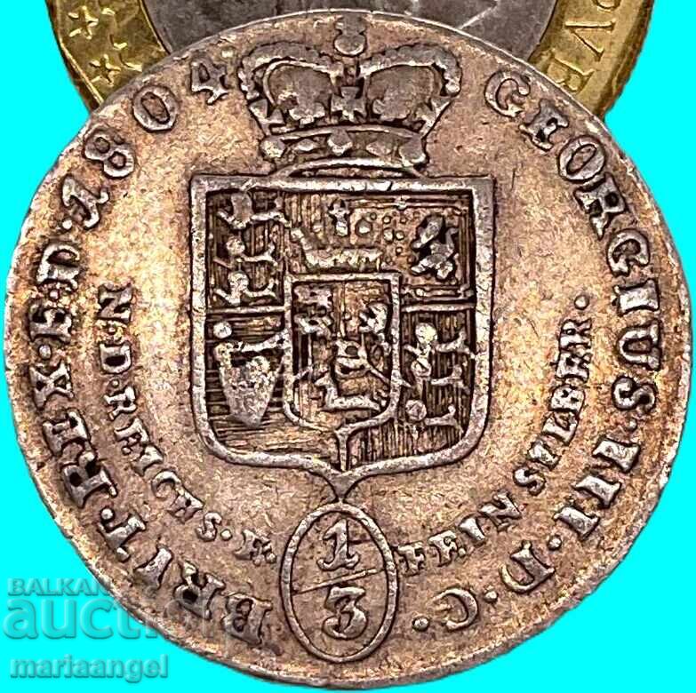 1/3 Thaler 1804 Germany Brunswick-Lüneburg-Hanover silver - 6
