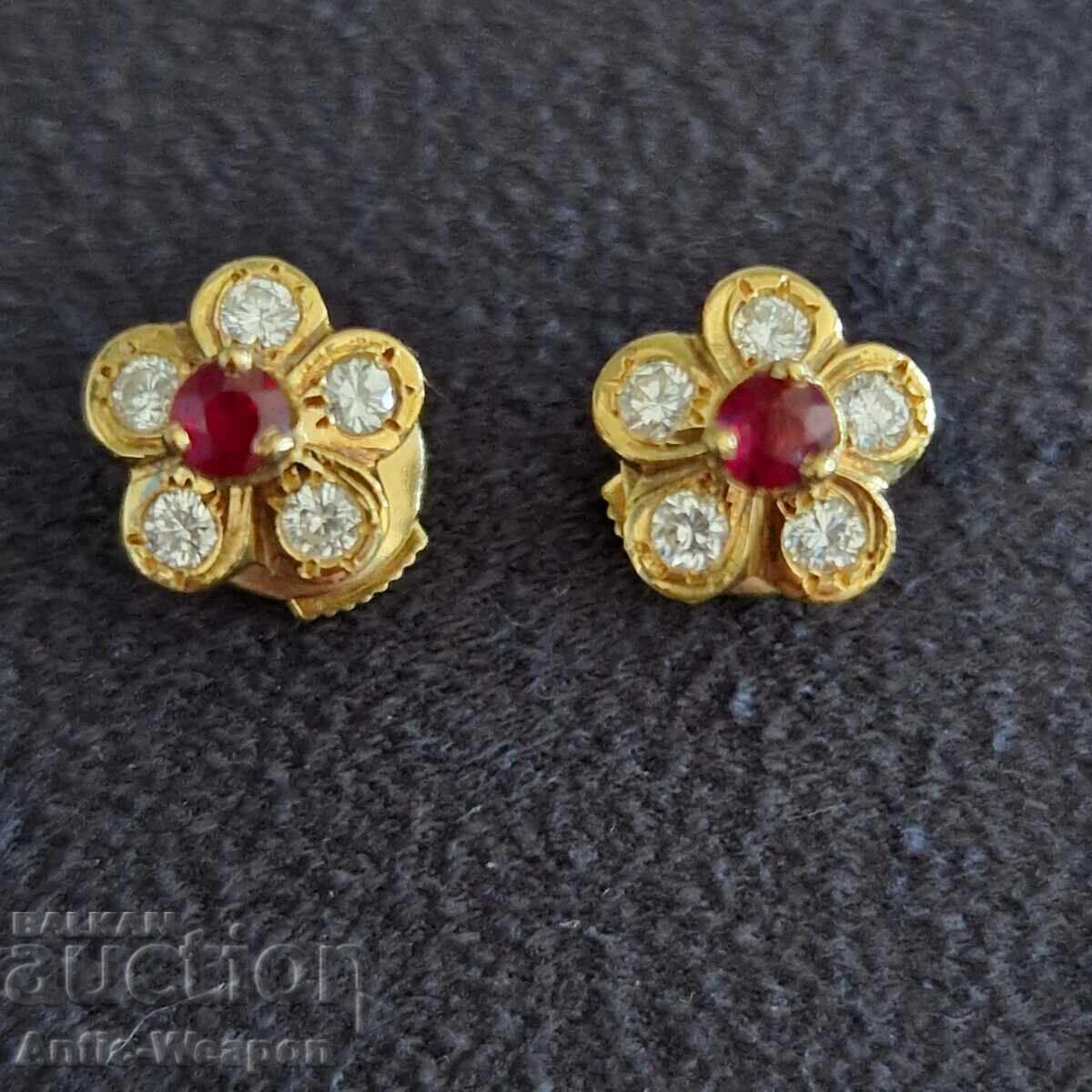 Set din aur, 18K, vintage - 5