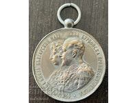 6474 Principatul Bulgariei medalie nuntă Prințul Ferdinand 1893