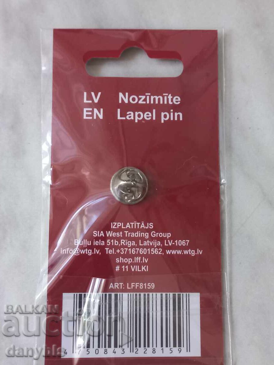 Ποδοσφαιρική κονκάρδα - Ποδοσφαιρική Ομοσπονδία της Λετονίας με τιμή € 4.00 | 7.82 BGN