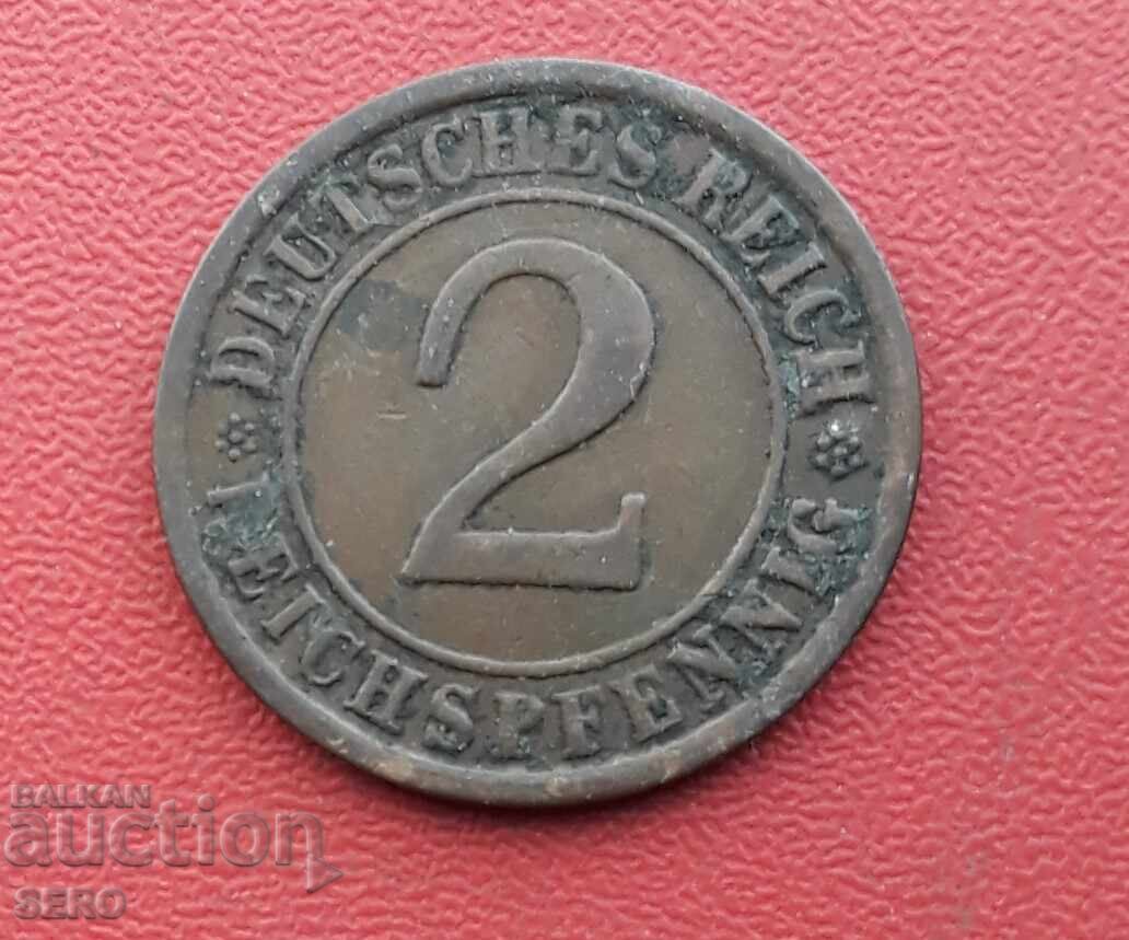Γερμανία-2 pfennig 1924 Α-Βερολίνο