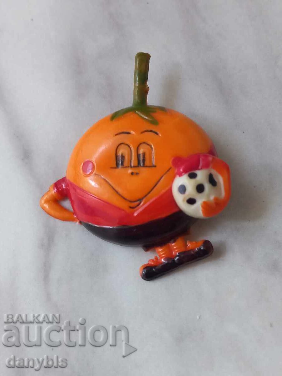 Insignă de fotbal - Naranjito - mascota CM Spania '82