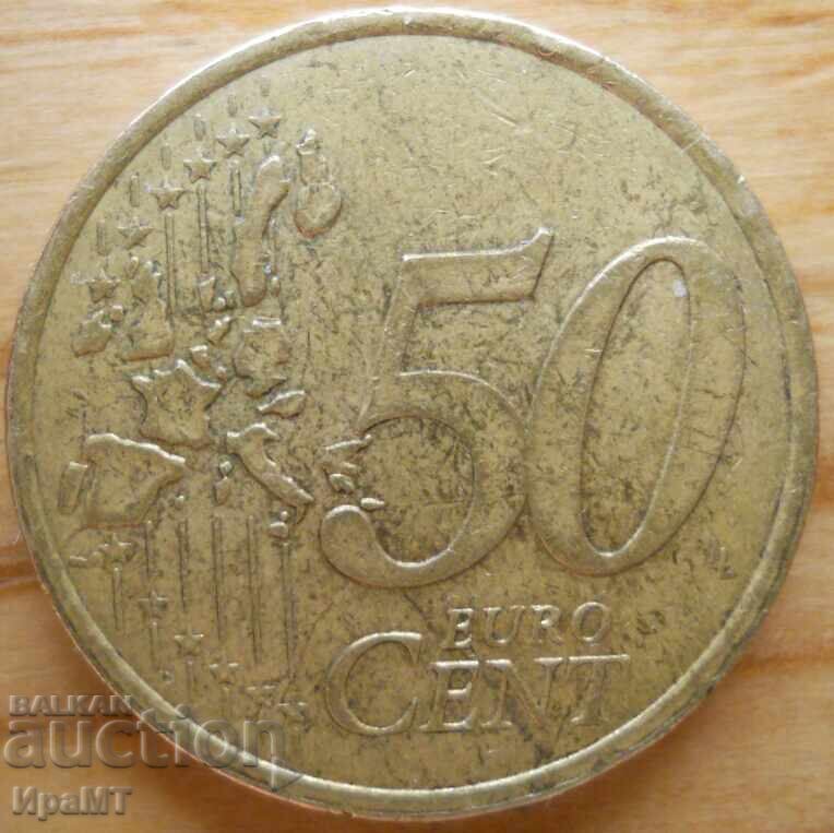 50 λεπτά του ευρώ 1999 Γαλλία