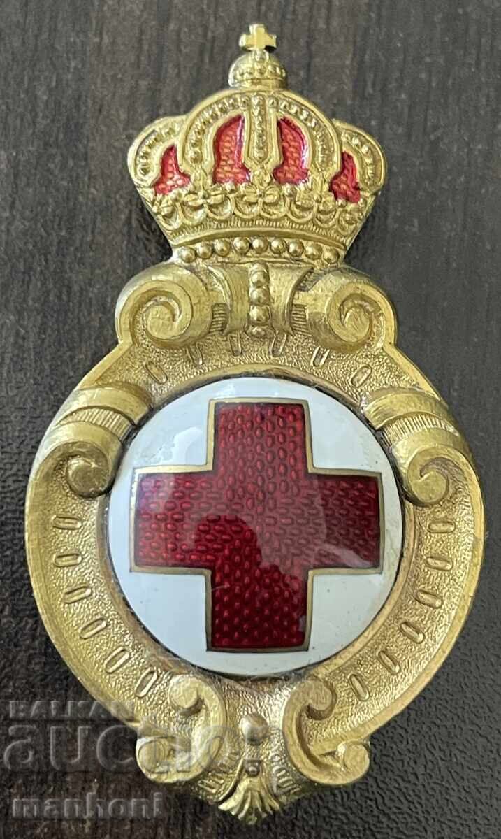 6482 Regatul Bulgariei insignă BRC Crucea Roșie Țarul Ferdinand