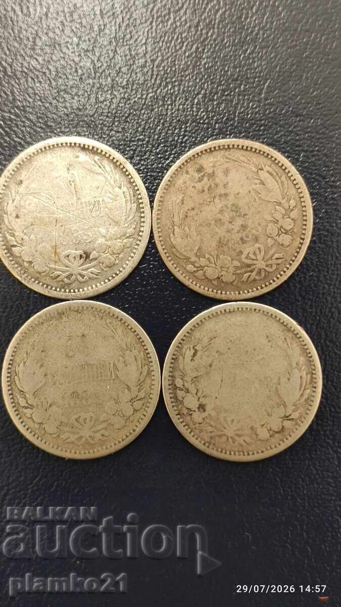 50 de cenți 1883 cu preț € 22.00 | 43.03 BGN